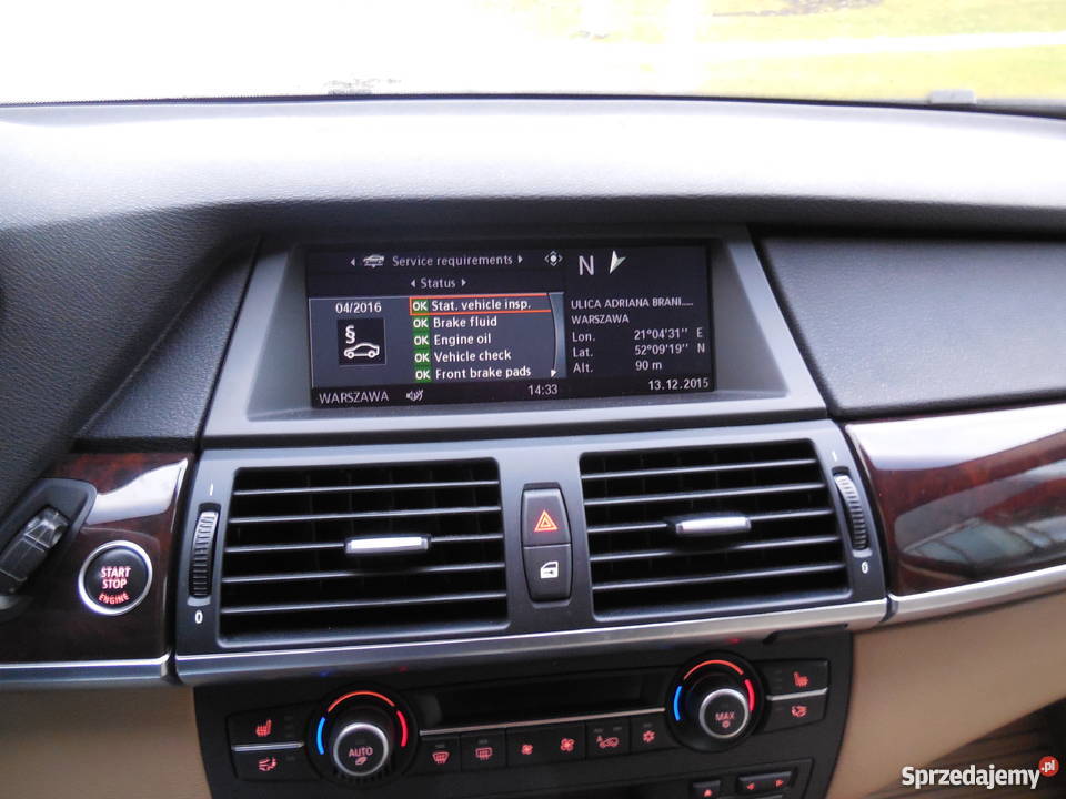 BMW X5 II E70 30sd 286 Polski SALON Bezwypadkowy szary Warszawa