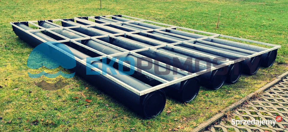 Pomost pływający platforma pływająca 6x4m 24mkw zachodniopomorskie Drawsko Pomorskie