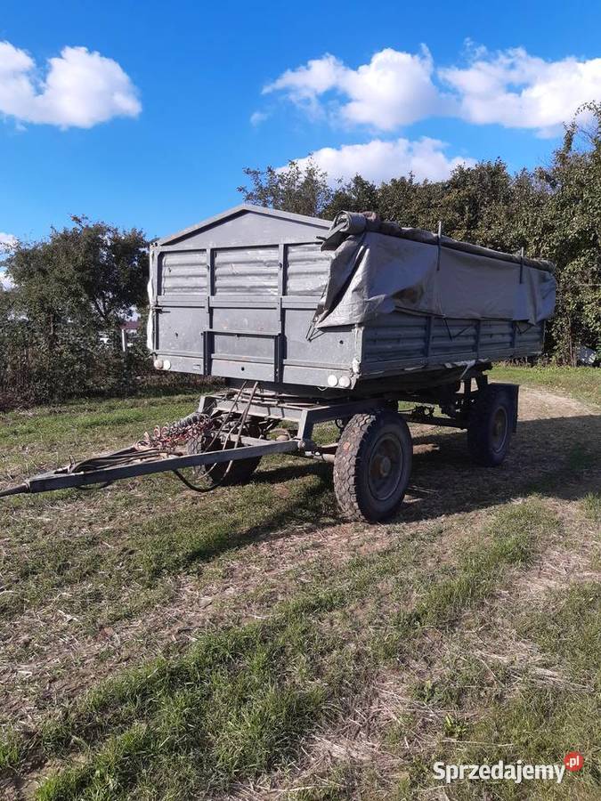 Przyczepa Wywrotka Rolnicza D55 Autosan lubelskie Turobin