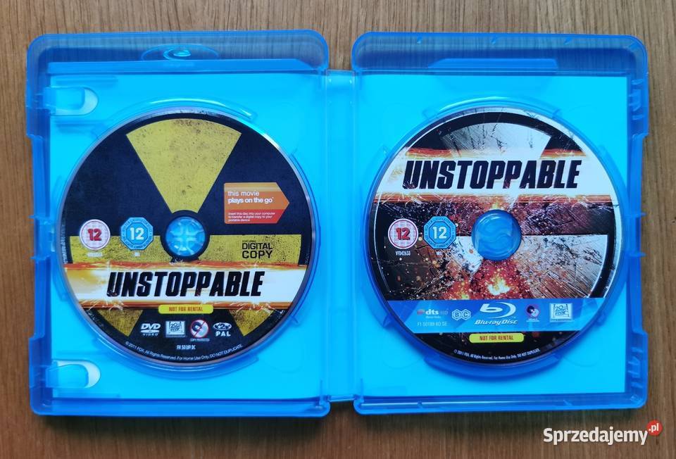 Unstoppable Niepowstrzymany Bluray DVD En 2010 Parzęczew