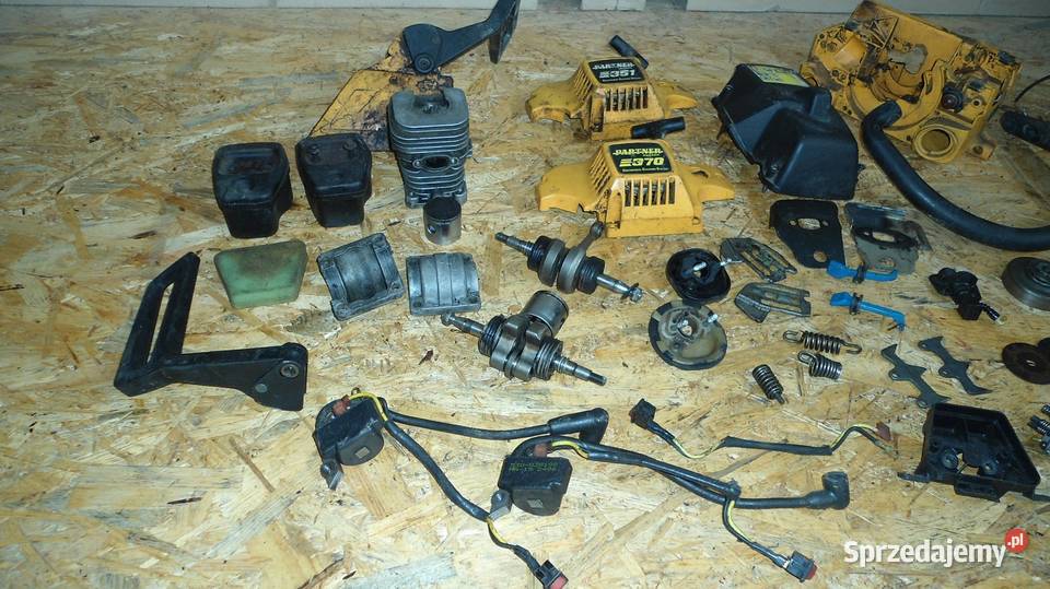 Partner 351 370 części tłok cylinder karter