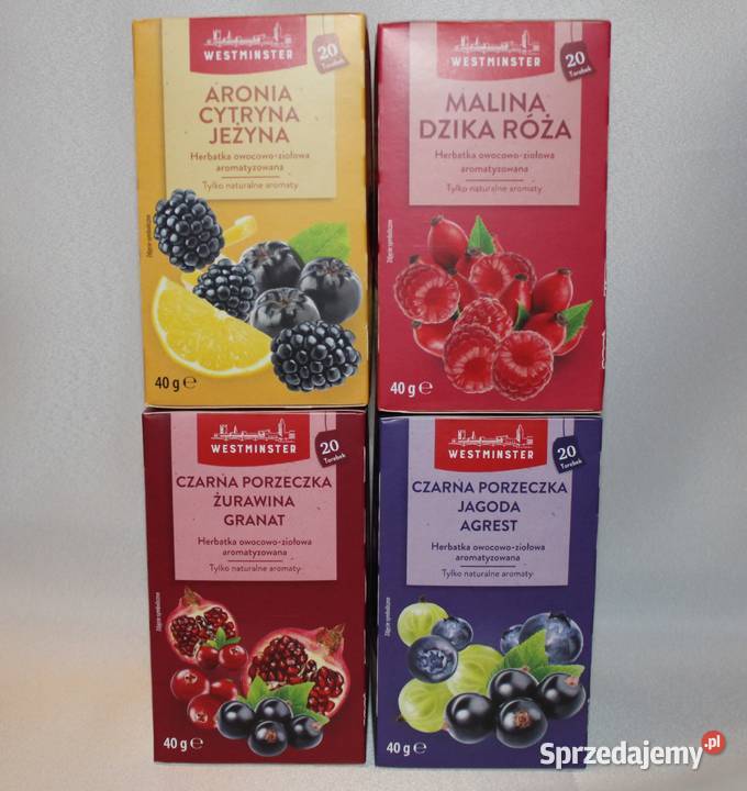 Herbata Westminster porzeczka jagoda agrest Stare Miasto