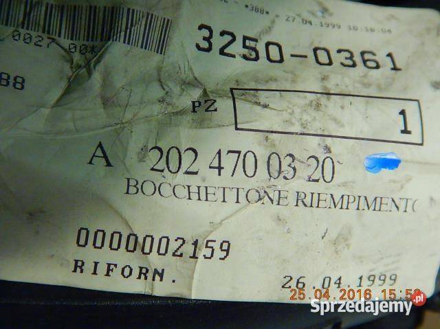 RURA WLEW OLEJU MERCEDES C KLASA W202 NOWY
