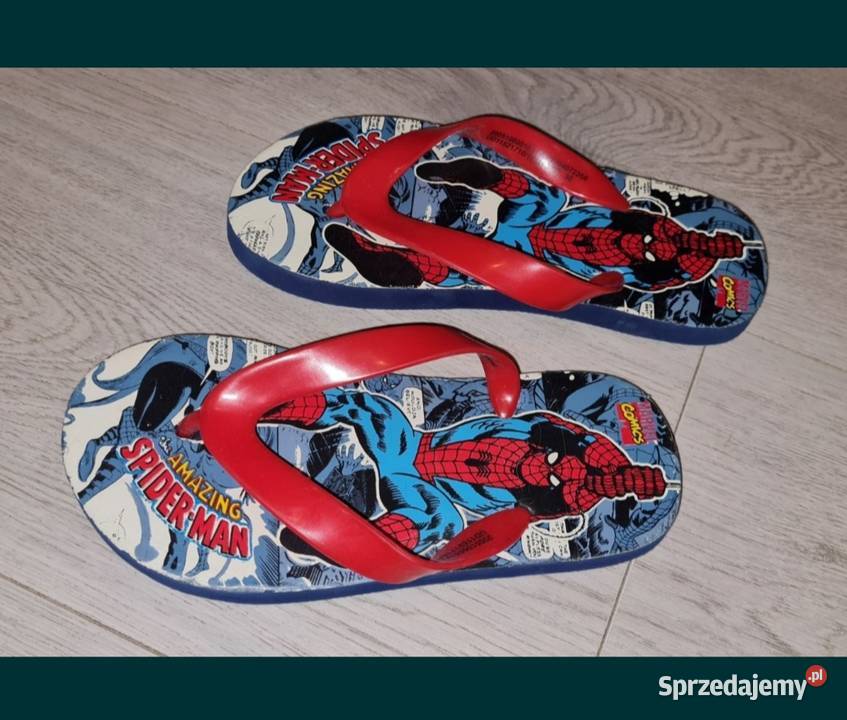 Klapki japonki chłopiec Marvel Comics Spiderman Rozmiar 30 łódzkie Łódź