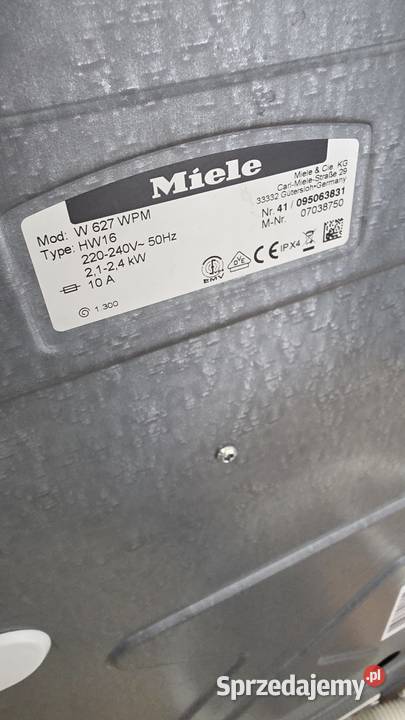 Pralka góry Miele W 627 F Softtronic 6 1600 obr wolnostojące Wrocław sprzedam