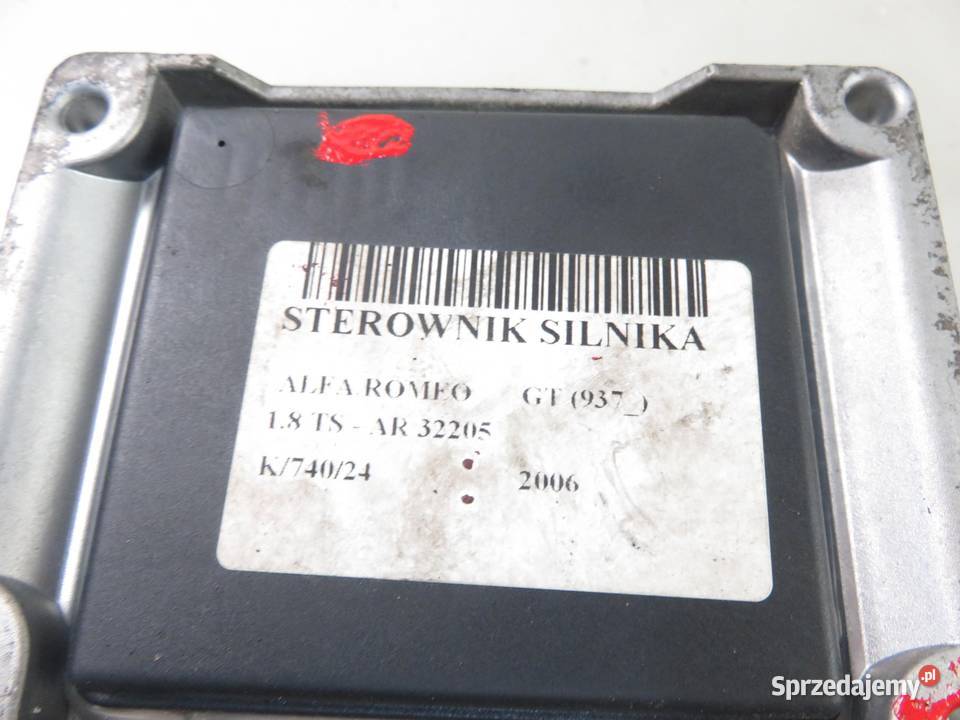 STEROWNIK ALFA ROMEO GT 937 18 TS AR 32205 Komputery