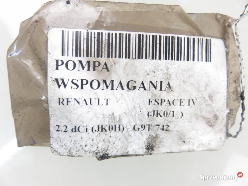 POMPA WSPOMAGANIA RENAULT ESPACE IV 22 dCi