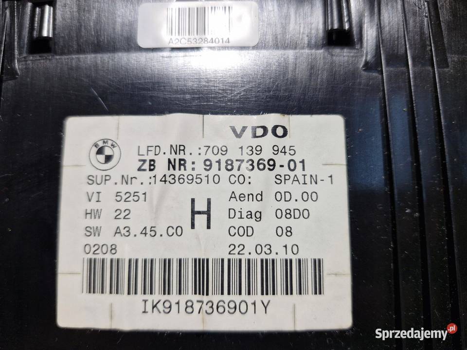 BMW E84 LICZNIK ZEGARY DIESEL XDRIVE EUROPA osobowe dolnośląskie