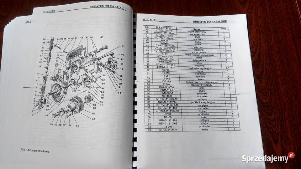 KATALOG CZĘŚCI Pronar MTZ 80 82 Dodatek MTZ 82 Pozostałe Stalowa Wola