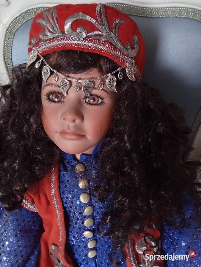 Kolekcjonerska lalka porcelanowa 80 lubuskie Zielona Góra