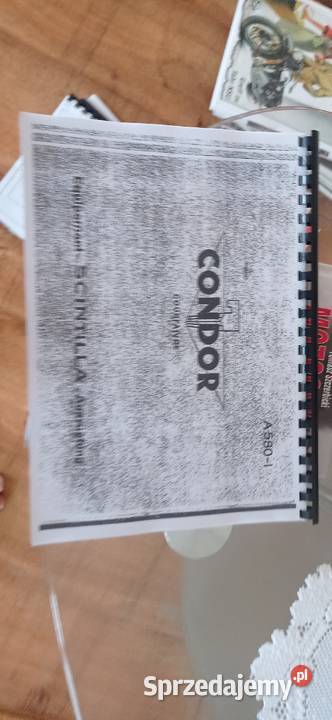 Condor A 580 A350 A250 katalog sprzedam