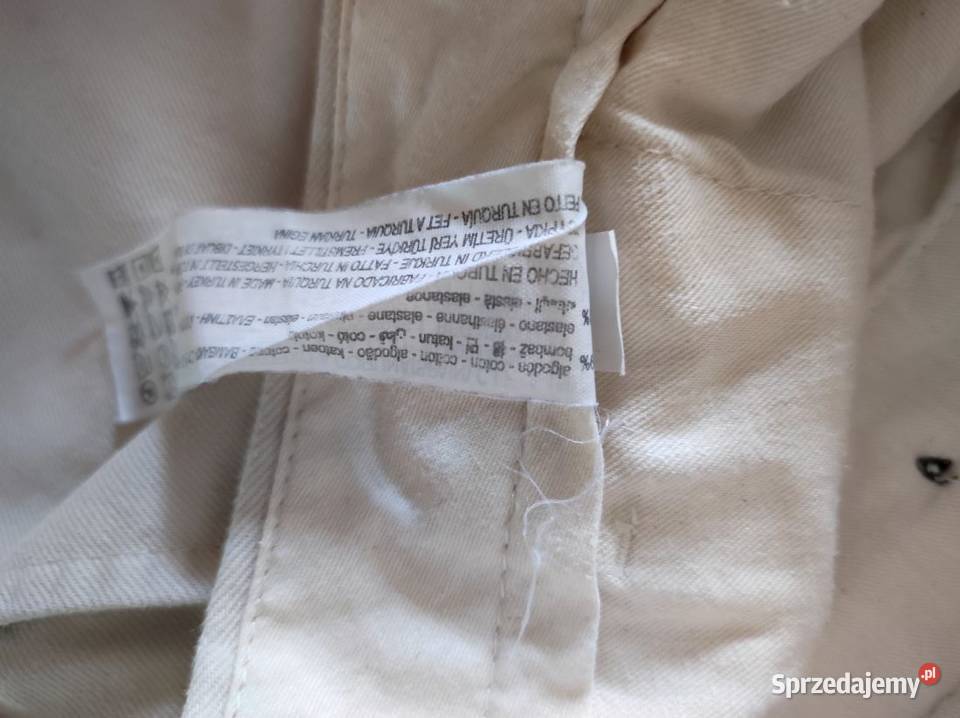 Zara spodnie comfort casual dżinsowe letnie Odzież codzienna