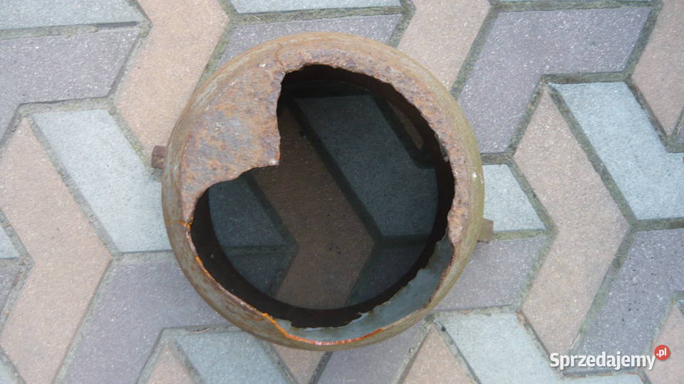 Stary żeliwny gar garnek żeliwny sagan garnki