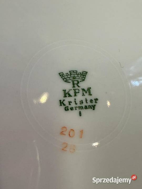 Filizanka KPM Krister biala świętokrzyskie Kielce