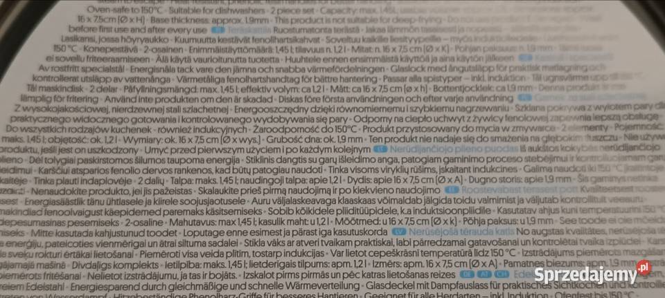 SILVERCREST garnek z pokrywką 145 L średnica 16 sprzedam