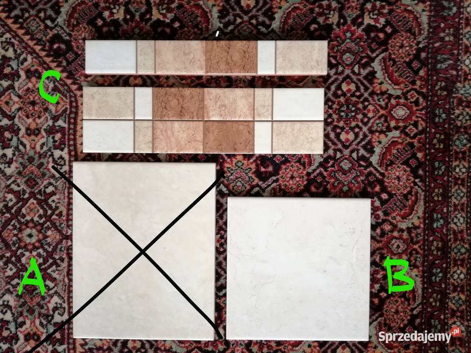 Włoska terakota hiszpańskie dekory RESZTKA Warszawa sprzedam