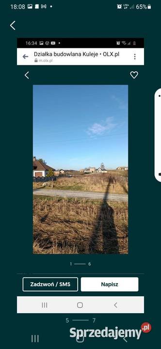 Dzialka budowlana kuleje prąd Sprzedaż