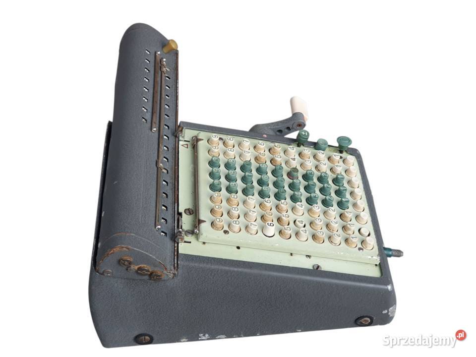Stary Czechosłowacki kalkulator NISA mechaniczna Cieszyn