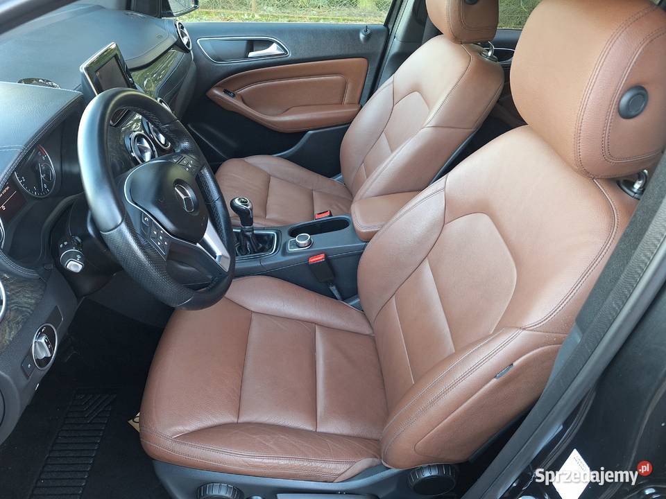 MERCEDES B KLASAAMGSKÓRALEDYNAVIGACJAŁAŃCUCH elektryczne lusterka