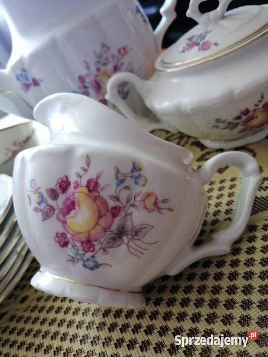 Porcelanowy serwis kawowy z lat 50 XX w Gdynia