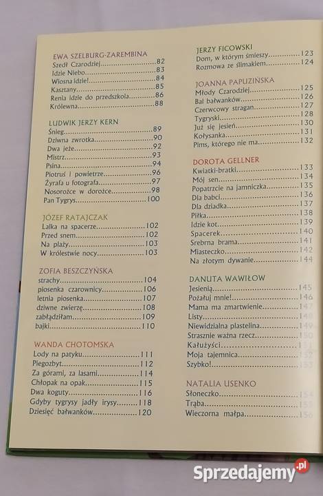 ANTOLOGIA POEZJI DZIECI