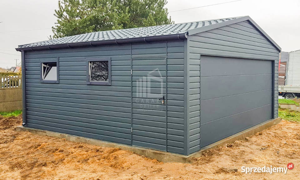 Garaż blaszany 6x6m Brama segmentowa drzwi 2x Bydgoszcz sprzedam