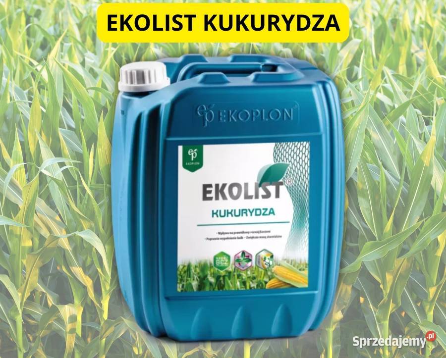 Ekolist kukurydza 20l nawóz zapobiega niedoborom Zaborowo