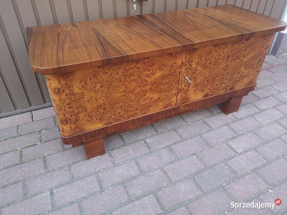 Komoda ARTDECO Orzech Niska Stara Antyk Antyki, Sztuka, Kolekcje Swarzędz