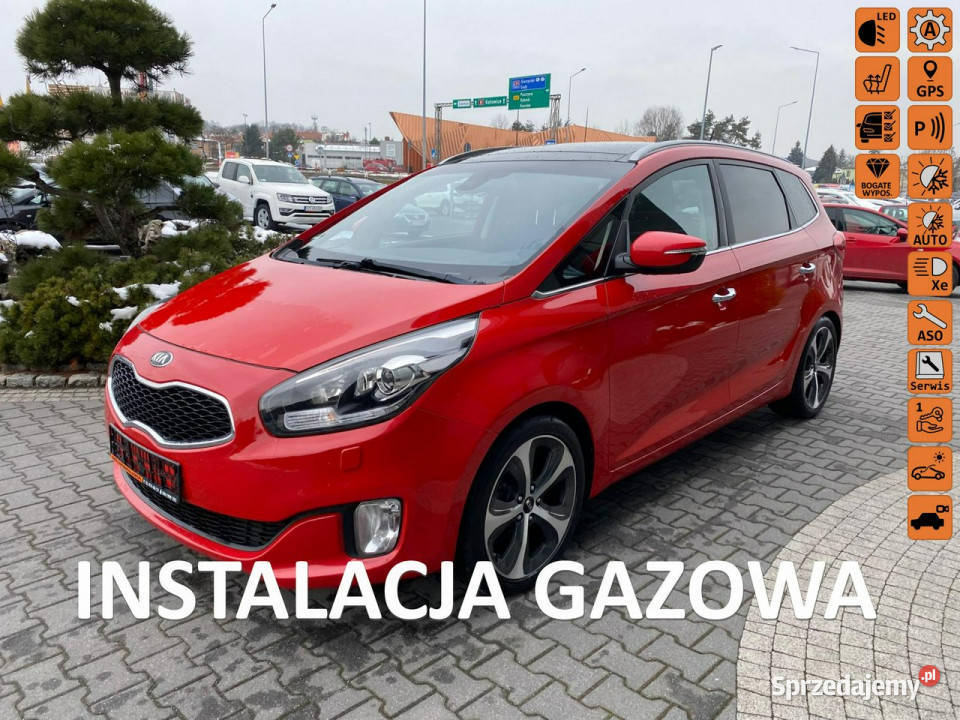 Kia Carens led automat panorama bixenon benzyna+LPG Żory sprzedam