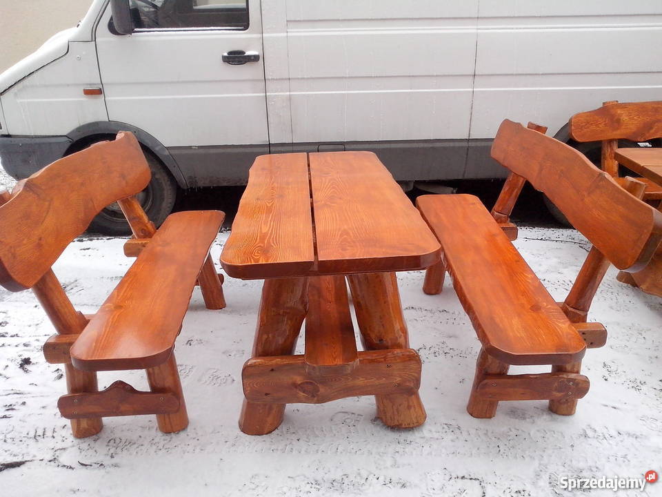 meble ogrodowe biesiadne Woźniki