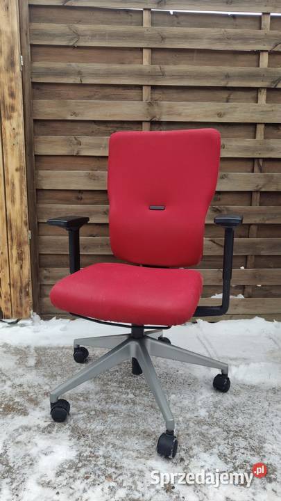 Krzesło Steelcase Lets B czerwone Dostępne 3 Warszawa