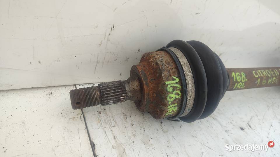 168Citroen C4 I 3D 16hdi 0410 PÓŁOŚKA PRZEGUB Włoszczowa