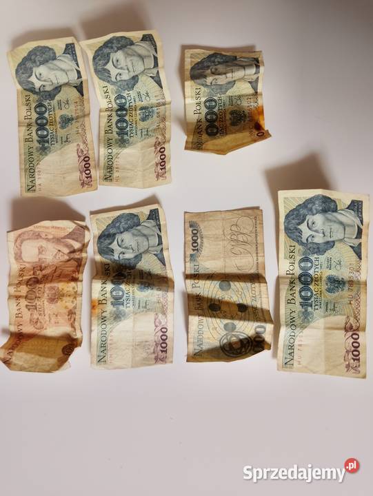 Stare banknoty polskie Rożnowo Nowogardzkie sprzedam