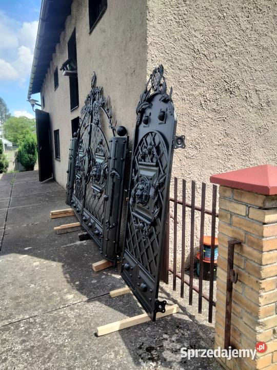 Brama wjazdowa dwuskrzydłowa furtka sprzedam