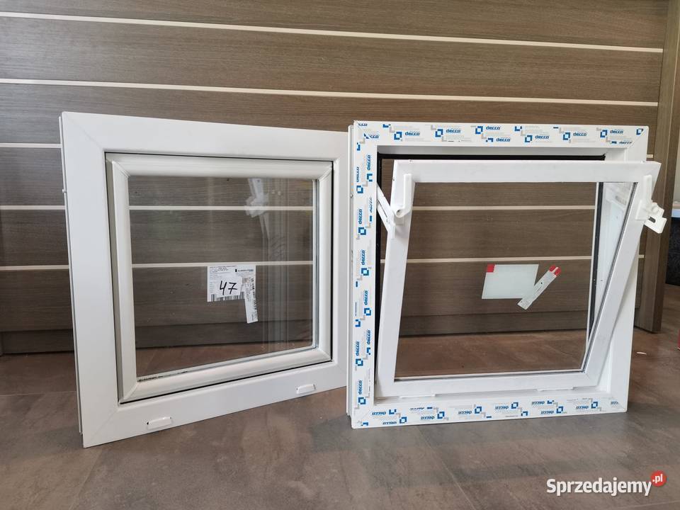 Nowe okna gospodarcze PCV uchylne bez metalu Osowiec