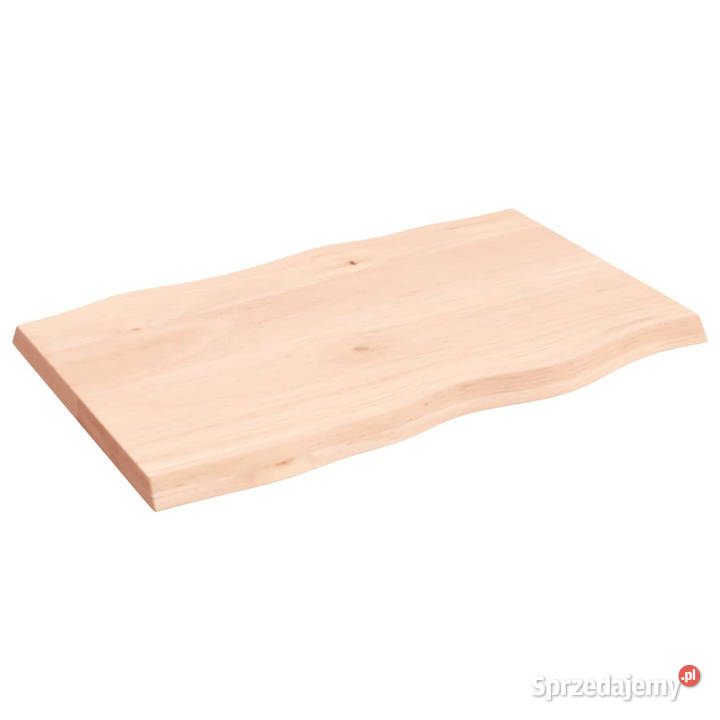 Blat stołu 80x50x24 surowy lity dąb naturalną Meble Warszawa