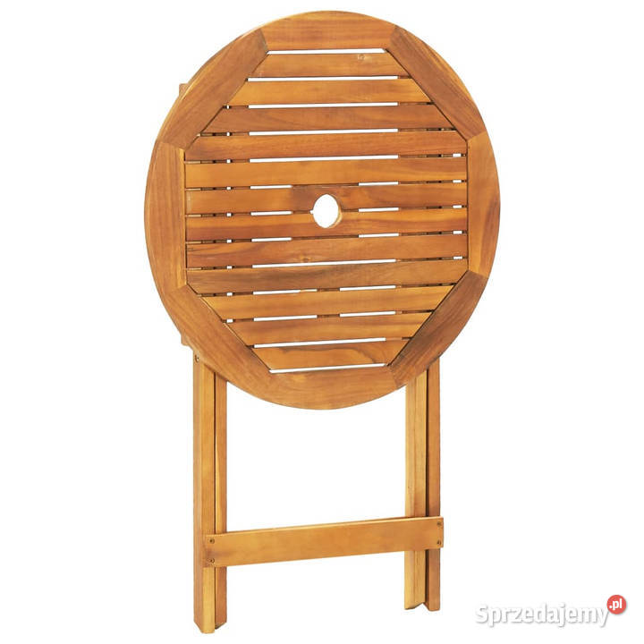 3cz zestaw mebli bistro szary rattan PE i drewno