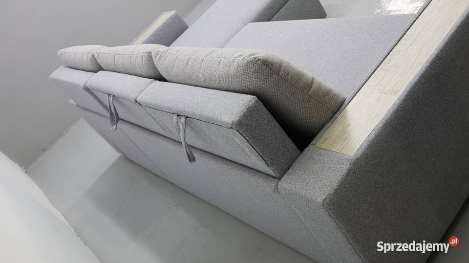 TNM Narożnik funkcją spania pojemnik Popielaty Poznań sprzedam