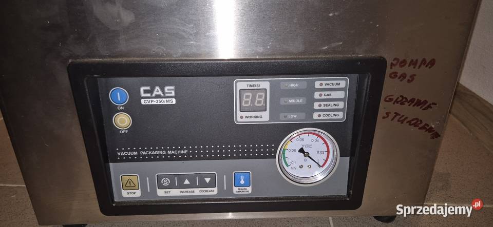 Pakowarka próżniowa CAS CVP350MSGAS Biznes i Przemysł Łęczna sprzedam