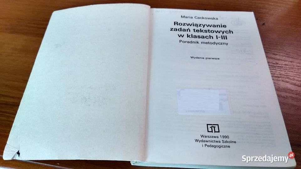 Rozwiązywanie zadań tekstowych w klasach IIII pomorskie Gdańsk