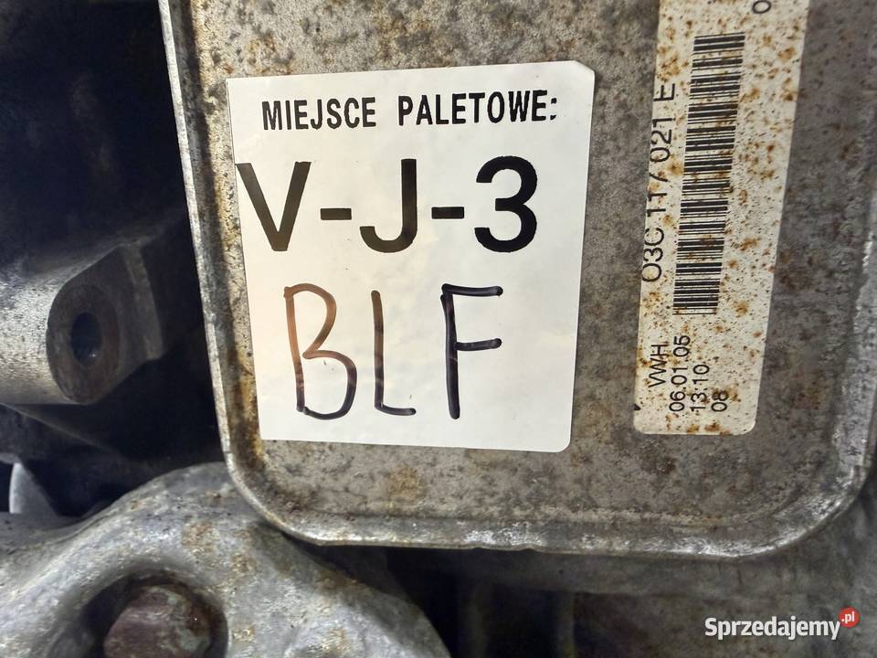 SILNIK BLF Audi A3 II 8P Skoda Octavia II 16 FSI Chełm