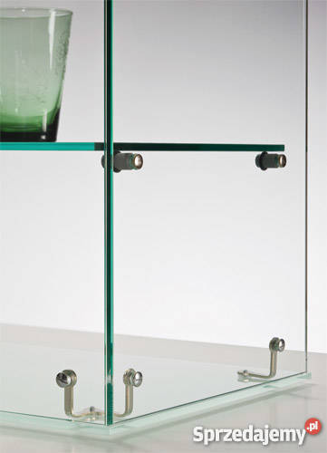 Gablota szklana z drzwiami witryna szklana meble