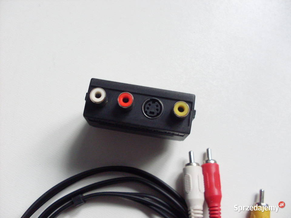 Adapter AV SCART EURO 3x chinch RCA Svideo Łańcut sprzedam