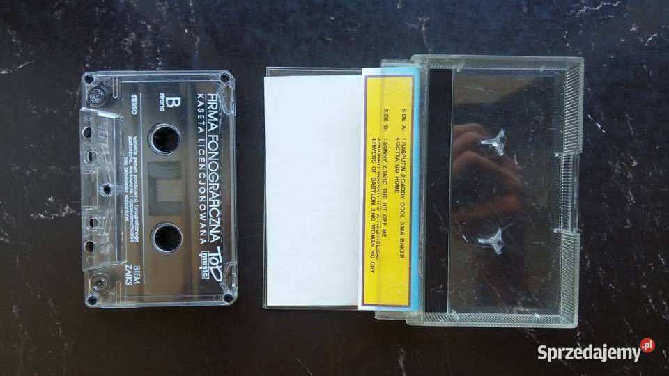 Kaseta magnetofonowa Boney M Największe przeboje kaseta Siemiatycze