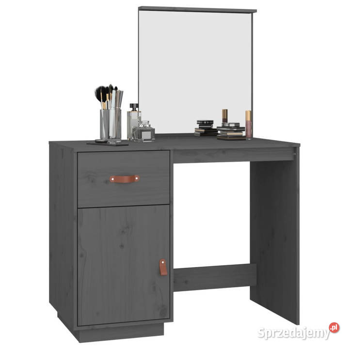 Toaletka szara 95x50x134 lite drewno sosnowe Warszawa
