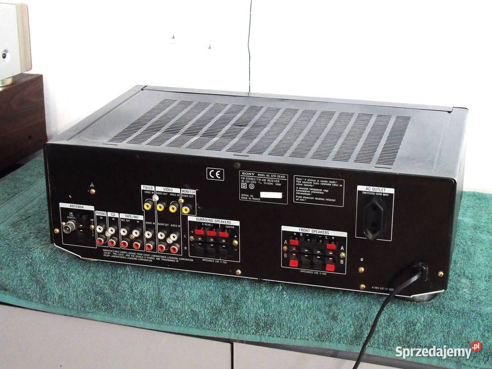 Amplituner Sony STRDE405 RDS sprawny i mocny 2x Jasło