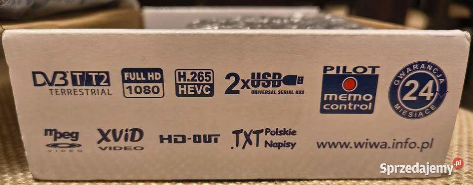 Tuner Dekoder Telewizji DVBT2 HEVC nowy Bełchatów