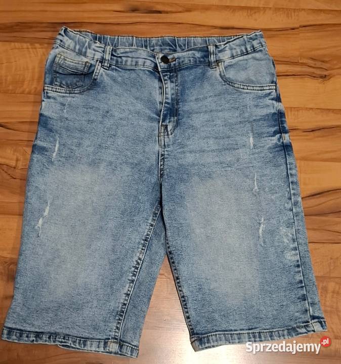 Krótkie spodenki chłopięce jeans 170 Pepco Rozmiar 170 Kraków
