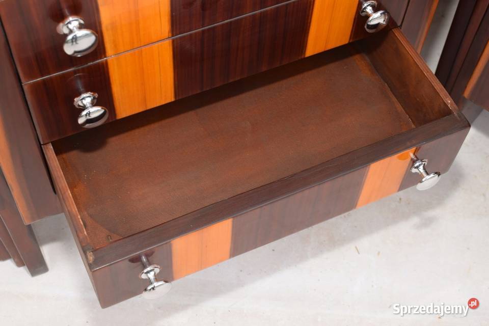 Dwie Komody Art Deco Stolik Nocny Szafki Szafy 3 Kraków