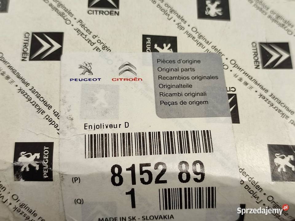 POKRYWA LUSTERKA LEWE PRAWE CZARNE CITROEN C1 PM osobowe lubelskie